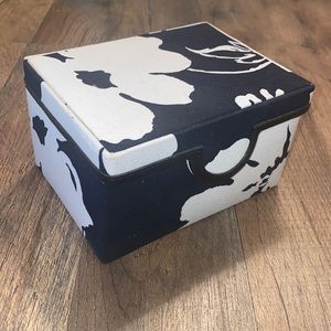Talbots Black & White Jewelry Box One Size